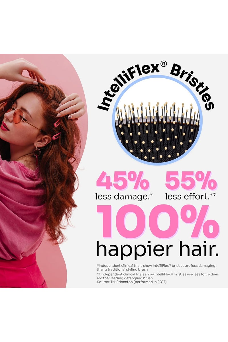 Wet Brush Original Detangling Brush, Tinkerbelle (Disney) - Detangler Brush with Soft & Flexible Bristles - Detangling Brush for Curly Hair - Tangle-Free Brush for Straight, Thick, & Wavy Hair - Image 3