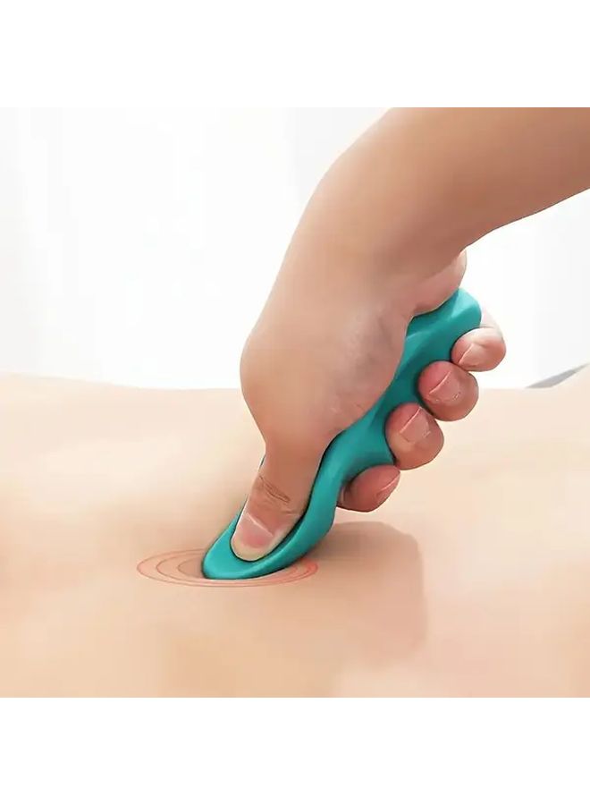 أداة تدليك خضراء مريحة للإبهام للاسترخاء العميق للأنسجة العضلية عن طريق الضغط على نقاط التوتر - Image 1