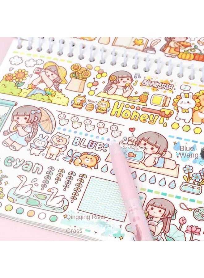 Bluejw Wholesale Small Potato Tape Suit Do Hand Account Material Tools Full Set Of Gift Bags Hand Account Tape Sticker Decoration - Image 3