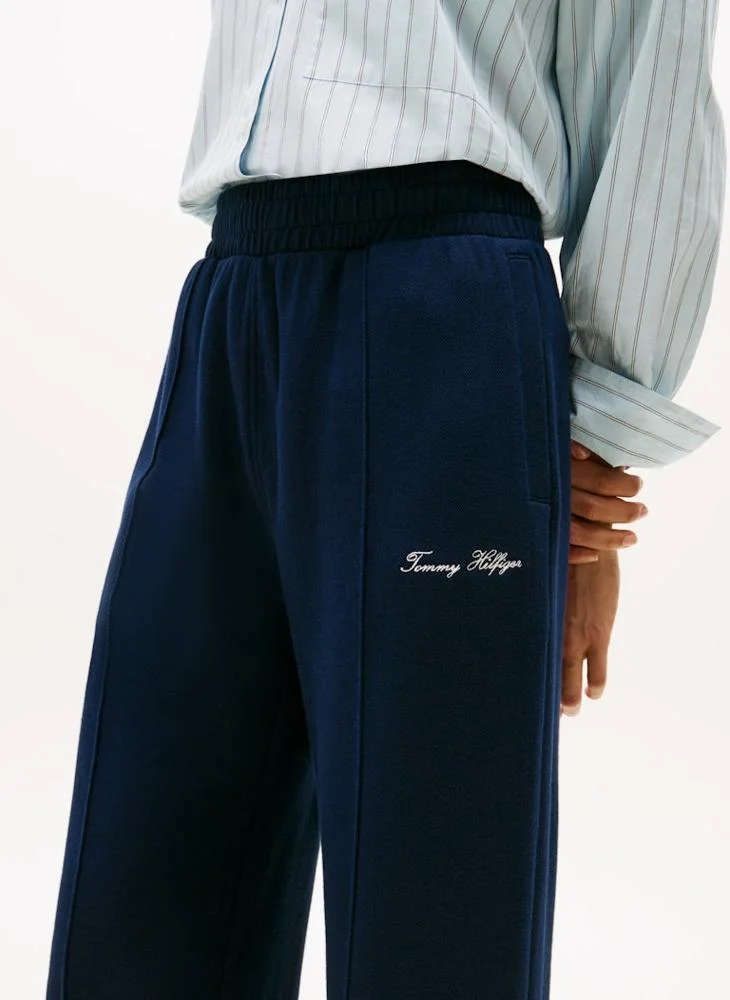 TOMMY HILFIGER SCRIPT STRAIGHT PIQUE SWTPNT