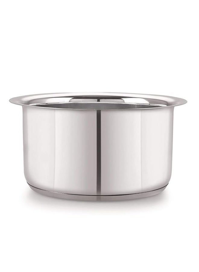 Neelam Stainless Steel Size 13, 22 Gauge Induction & Gas Stove Friendly Tope/Patila/Topiya, 2550 ml, Ideal for Boiling, Steaming, and Cooking, with Excellent Heat Retention and Effective Performance - Image 1