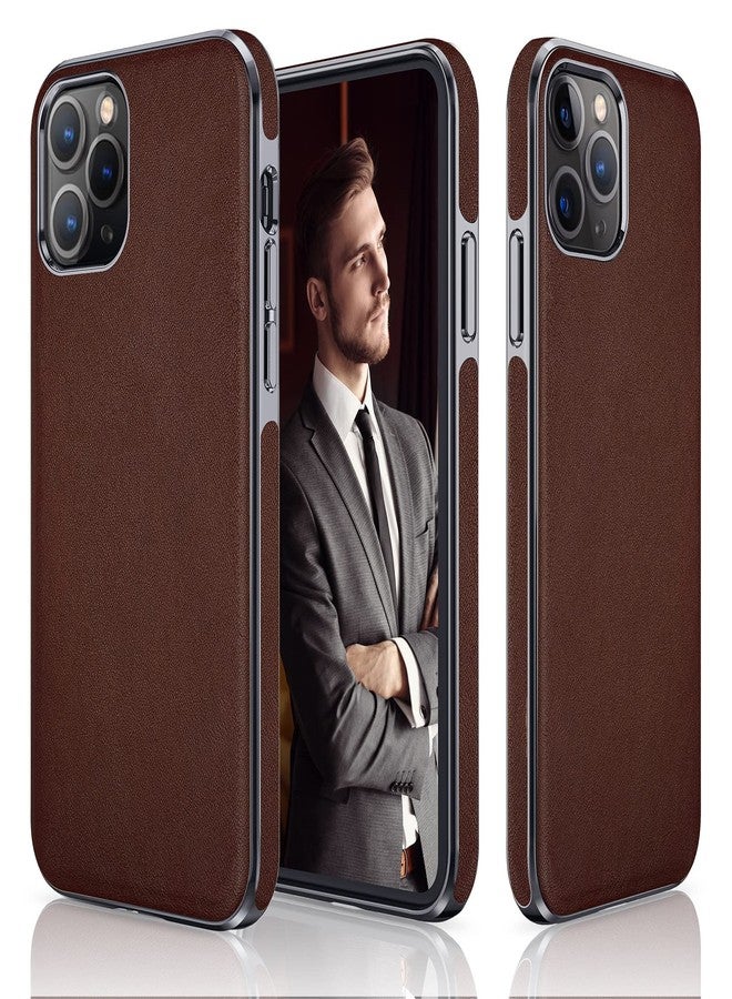 LOHASIC جراب LOHASIC لهاتف iPhone 12 Pro Max، مصنوع من الجلد الفاخر، بتصميم أنيق مانع للانزلاق، يوفر حماية كاملة للجسم ضد الصدمات، متوافق مع iPhone 12 Pro Max مقاس 6.7 بوصة - لون عنابي - Image 1