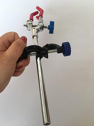 SUCOHANS Lab Clamp 3 Prong Finger with Lab Stand Clamp Holder Boss Head - Image 3