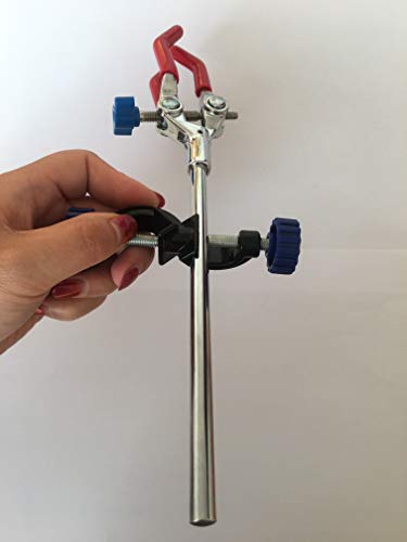 SUCOHANS Lab Clamp 3 Prong Finger with Lab Stand Clamp Holder Boss Head - Image 4
