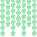 JUSTOTRY Link Balloons 6 Inch 100 Pcs Quick Link Balloon Latex Linking Balloons Connected Linkable Balloon Birthday Wedding Party DecorationsGreen - Image 2