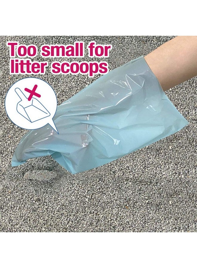 بوس أكياس فضلات القطط المذهلة التي تغلق الروائح الكريهة - متينة وغير معطرة [المقاس: صغير، اللون: أزرق فاتح] (90 كيسًا، عبوة من قطعة واحدة) (90 كيسًا)؟ قد تكون صغيرة جدًا بحيث لا يمكن وضع مغرفة قمامة بداخلها! - Image 3