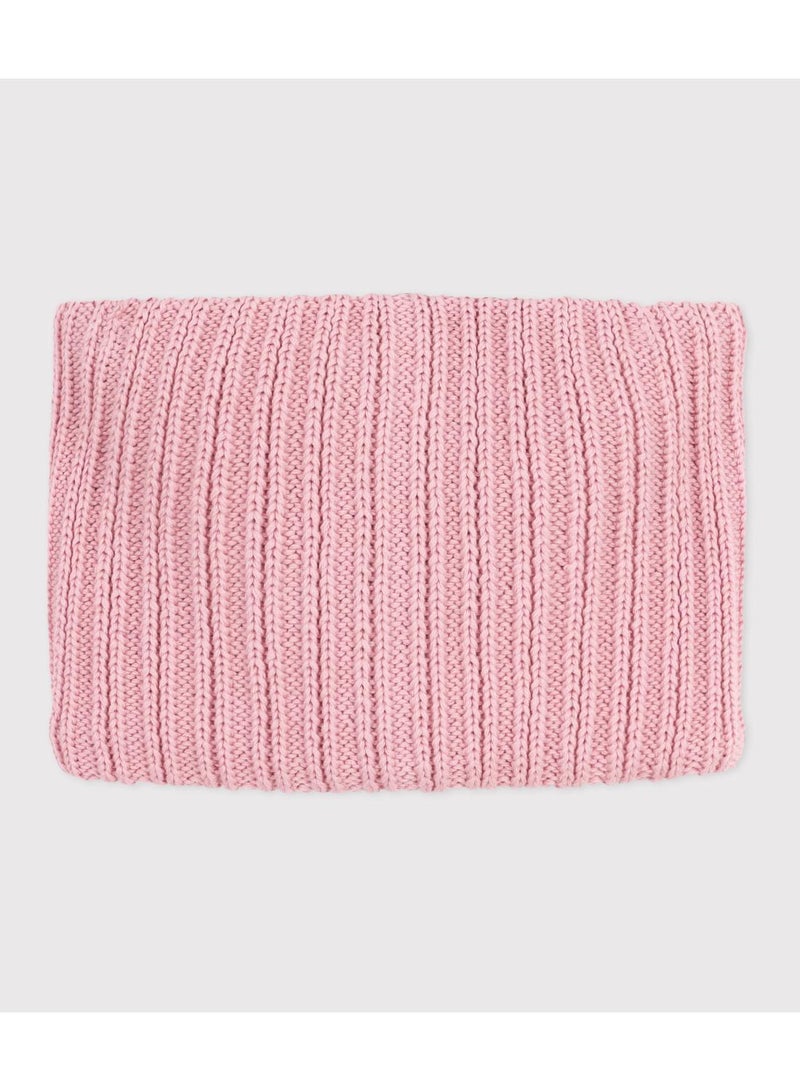 Petit Bateau Children's fleece-lined knitted snood - Image 2