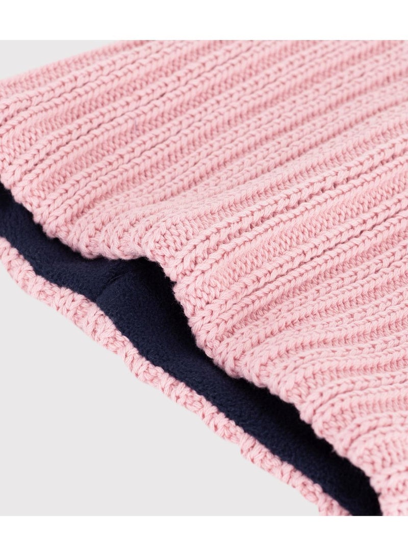 Petit Bateau Children's fleece-lined knitted snood - Image 3