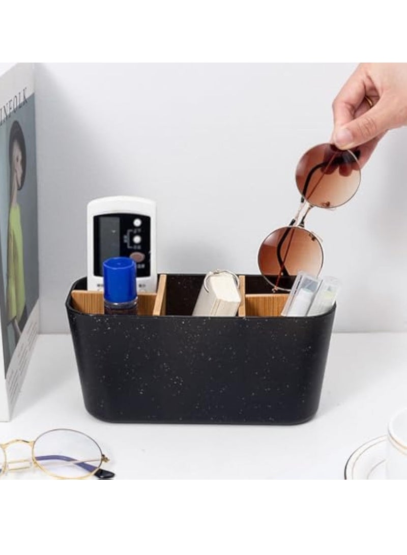 Arabest Toothbrush Holder with Anti-Slip, Multi-Functional Storage, Large Electric Toothbrush and Toothpaste Organizer Caddy for Bathroom Vanity Sink Countertop (Black)  - Image 5