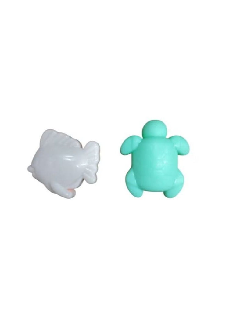 Generic - Magic Sand with 2 Animal Molds - Underwater World Play Dough Kit Colored Plasticine Clay Kit Castle Modeling Clay Kit DIY Slime Play Kit (Lemon Color) - Image 1
