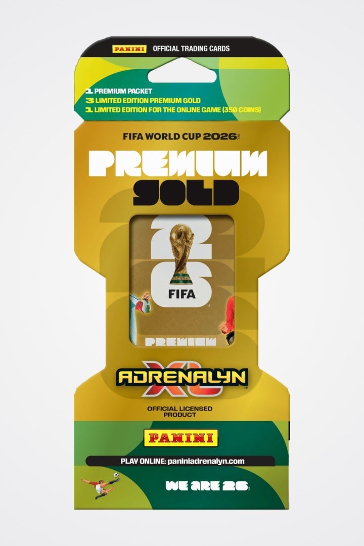 Panini Adrenalyn XL FIFA World Cup 2026 Official Trading Cards Collectible Football Card Game - Golden Pack - Image 1