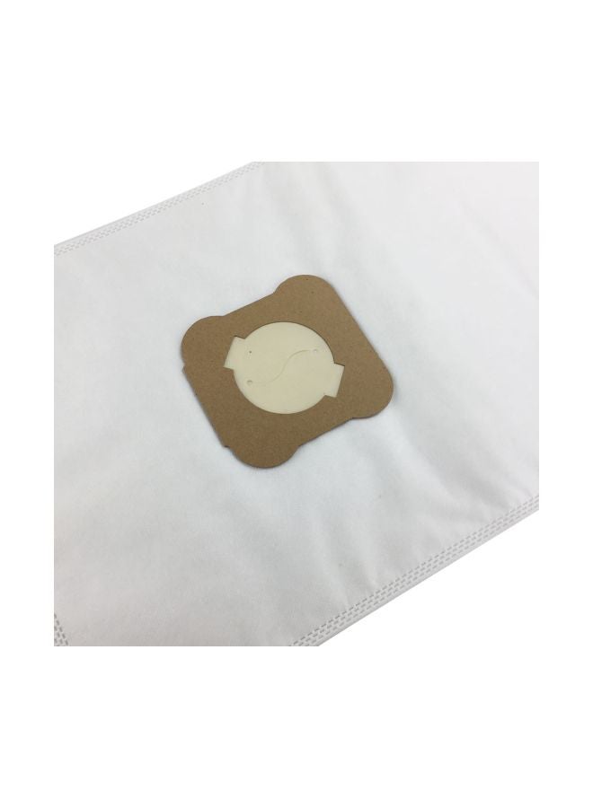 NIBEMINENT 10-Piece Vacuum Cleaner Dust Bags White/Beige 30.5x1.7x28.2centimeter - Image 2