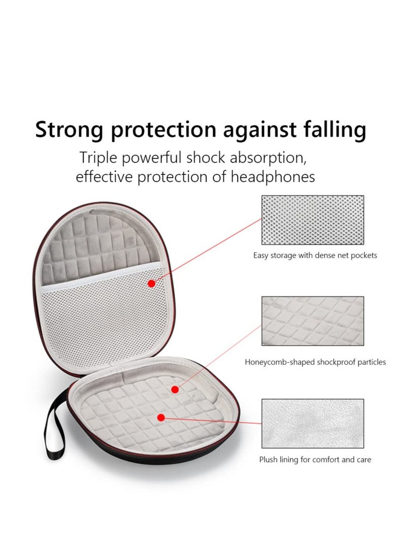 Generic - Portable EVA Case for JBL TUNE 750BTNC T700BT Sony WH-CH710N WH-CH700N Edifier Free Pro Wireless Headphones Headset Hard Cover Travel Carrying Storage Bag - Image 1