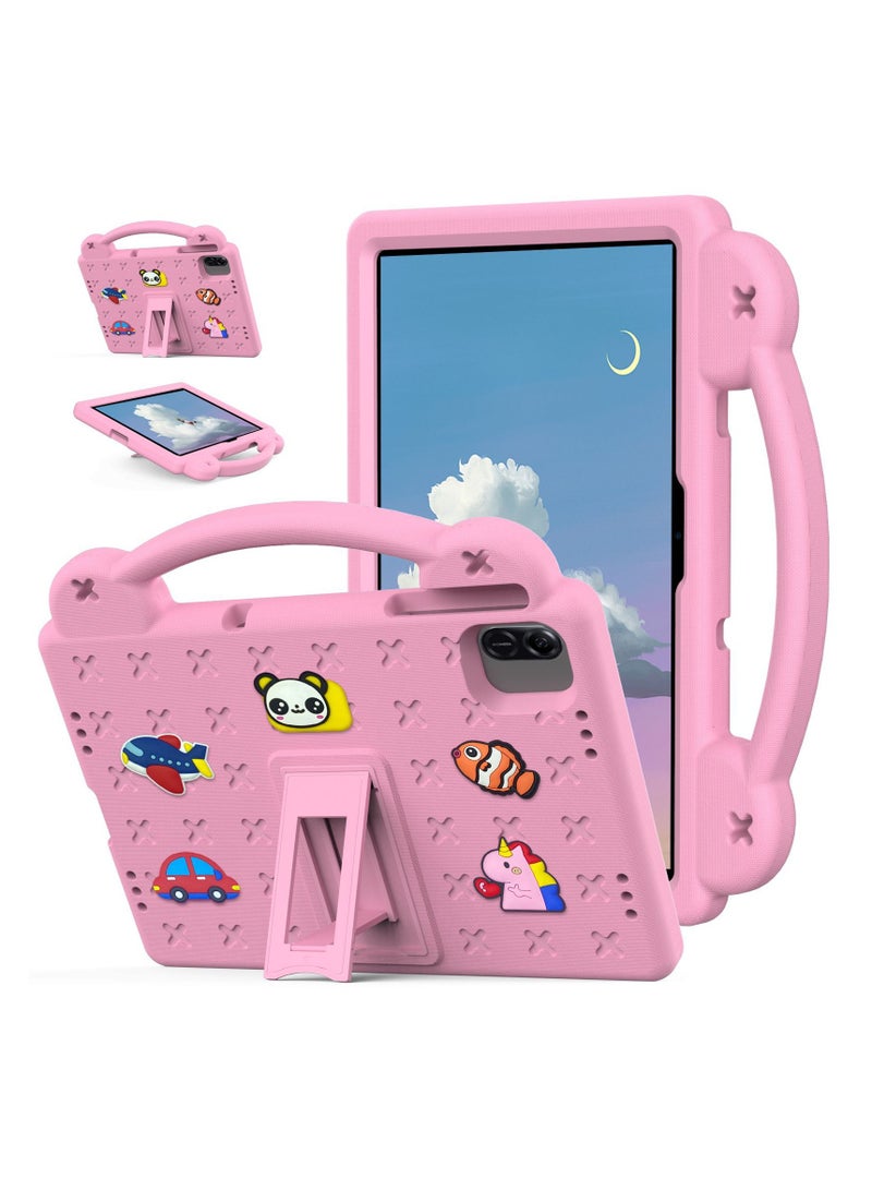 حافظة أطفال لوحي Honor X8A/X9 11 إنش (2024) - غلاف إيفا متين مضاد للصدمات مع حامل مدمج