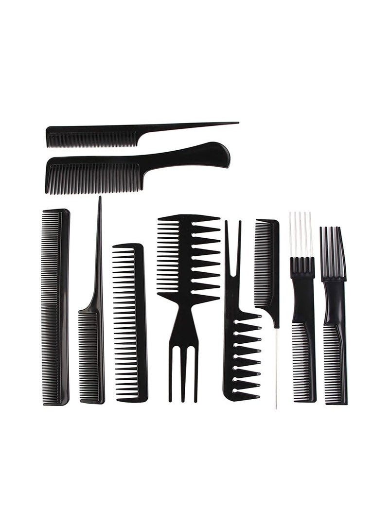 SHOWAY 10pcs Hair Comb Set  Barber Combs Kit for Men and Women - Image 1