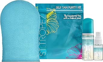 ST.TROPEZ StTropez Self Tan Purity Starter Kit Travel Size Tanning Water Face Mist and Applicator Mitt Vegan Natural Cruelty Free - Image 2