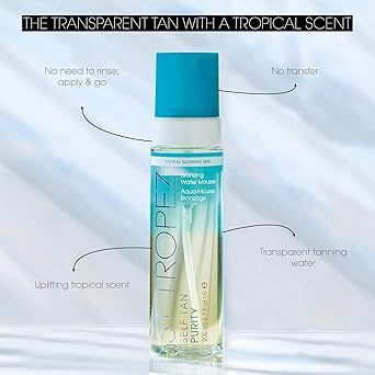 ST.TROPEZ StTropez Self Tan Purity Starter Kit Travel Size Tanning Water Face Mist and Applicator Mitt Vegan Natural Cruelty Free - Image 4