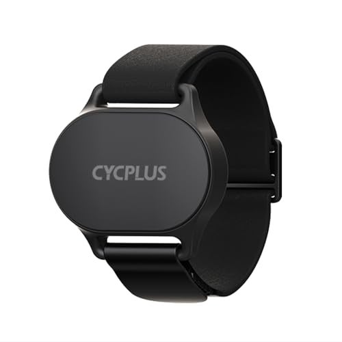 CYCPLUS Heart Rate Monitor Armband,Bluetooth 5.1 ANT+ HR Monitor with HR Zone LED Indicator, IP67 Waterproof, Use for Running Cycling Gym and Other Sports (2025 Upgraded Model) - Image 1