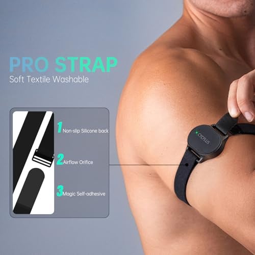CYCPLUS Heart Rate Monitor Armband,Bluetooth 5.1 ANT+ HR Monitor with HR Zone LED Indicator, IP67 Waterproof, Use for Running Cycling Gym and Other Sports (2025 Upgraded Model) - Image 2