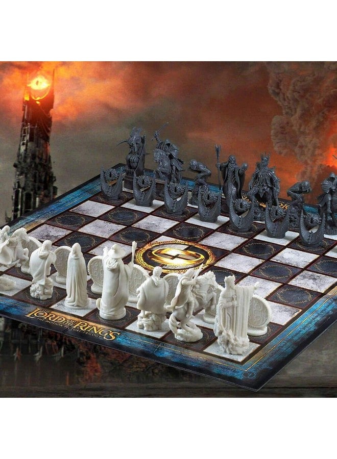The Noble Collection The Noble Collection The Lord of The Rings - Chess Set: Battle for Middle-Earth,Black, for 5 Players  - Image 2