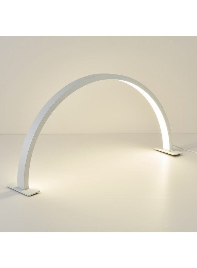 Desktop Tattoo Embroidery Manicure Arc LED Eye Protection Fill Light U-shaped Beauty Salon Work Simple Eyelash Half Moon Light-Specifications:750MM Desktop Moon Light ]  - Image 1