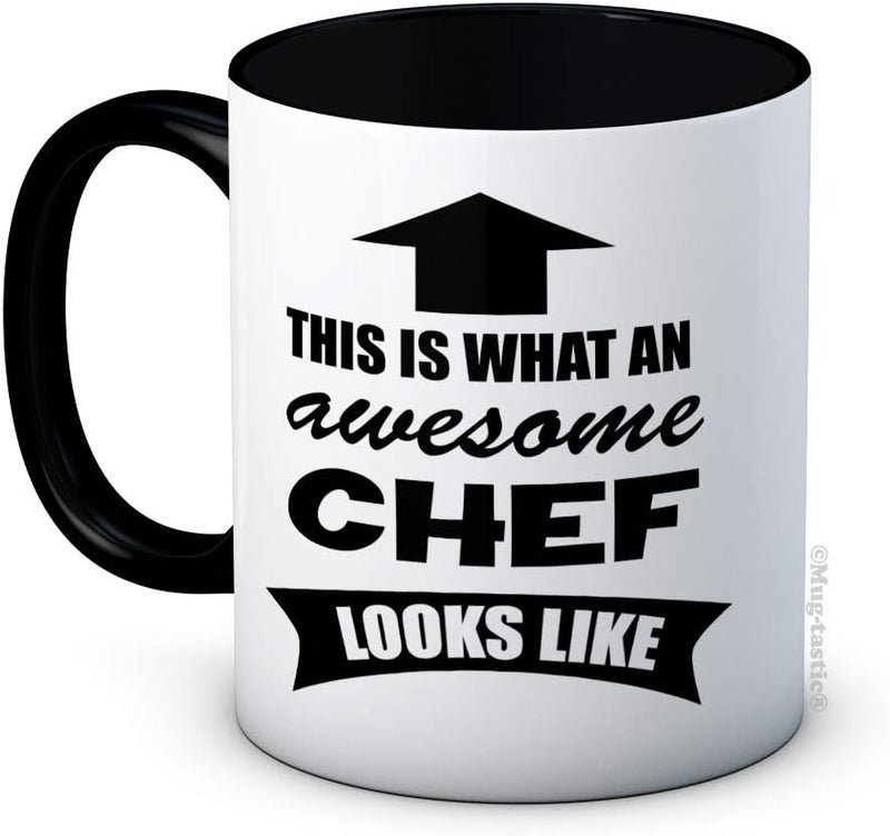 mug-tastic This is What an Awesome Chef Looks Like - Funny Ceramic Coffee Mug - Image 1