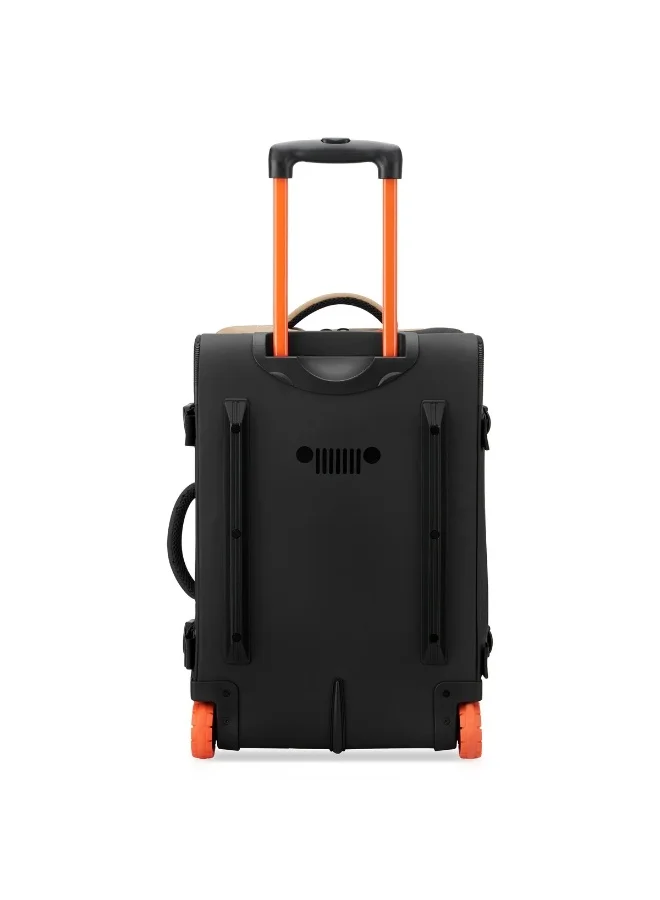 Jeep JS005A - 55cm Softcase 2-Wheel Luggage Trolley Duffle - Warm Sand