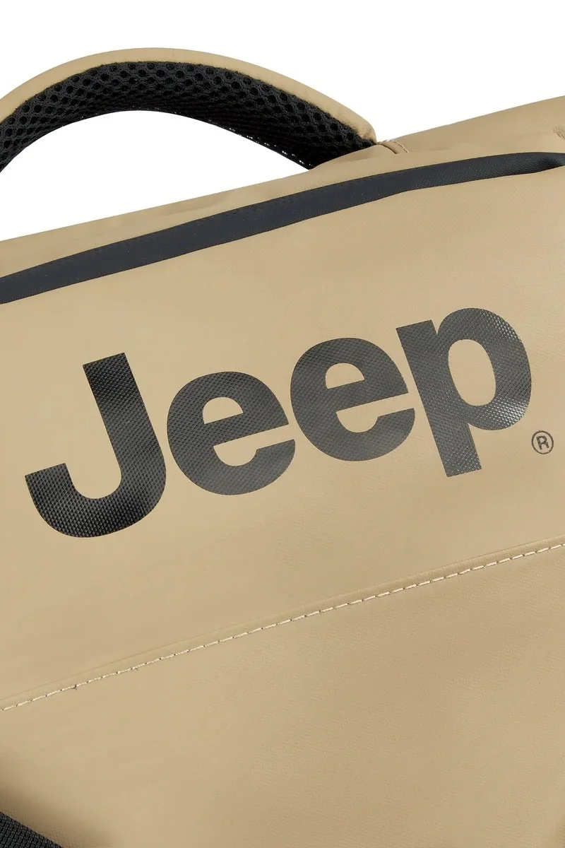 Jeep JS005A - 55cm Softcase 2-Wheel Luggage Trolley Duffle - Warm Sand