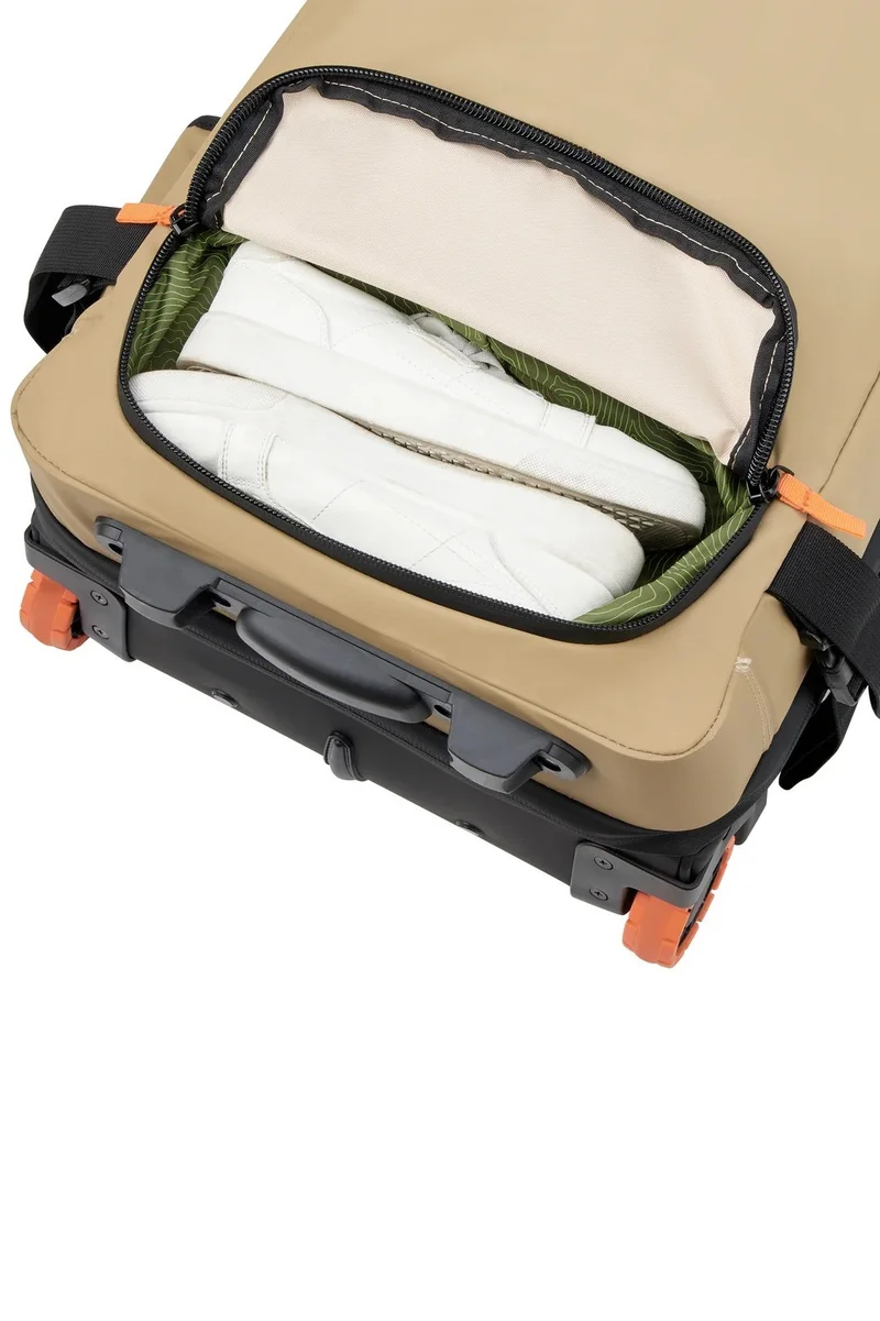 Jeep JS005A - 55cm Softcase 2-Wheel Luggage Trolley Duffle - Warm Sand