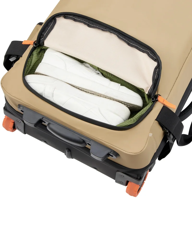 Jeep  JS005A 55 Cm Small Softcase 2-Wheeled Cabin Luggage Trolley Duffle - Warm Sand  | Best Price UAE
