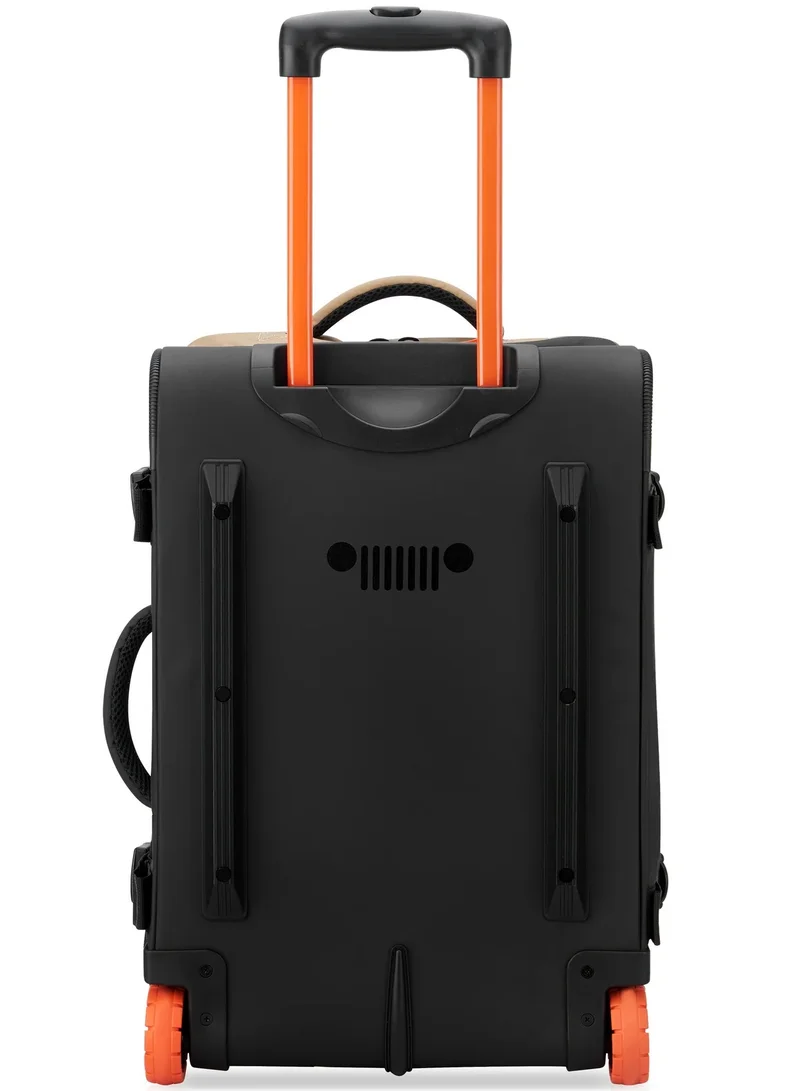Jeep  JS005A 55 Cm Small Softcase 2-Wheeled Cabin Luggage Trolley Duffle - Warm Sand  | Best Price UAE