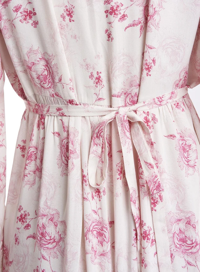 KASHKHA Pink Nightwear with Waist Band