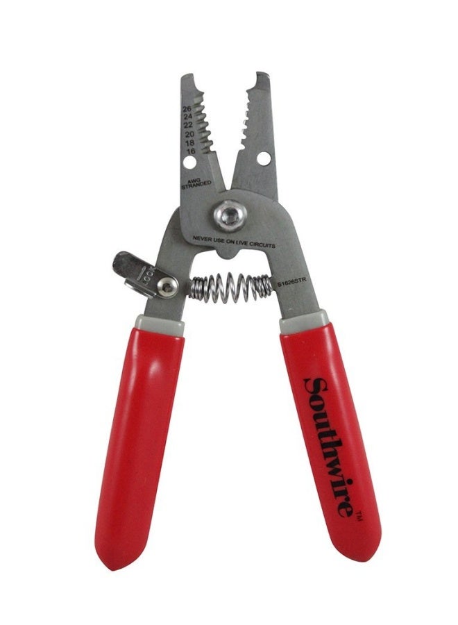 Southwire أدوات ومعدات S1626Str أداة تقشير الأسلاك الصلبة والمجعدة المدمجة - Image 1