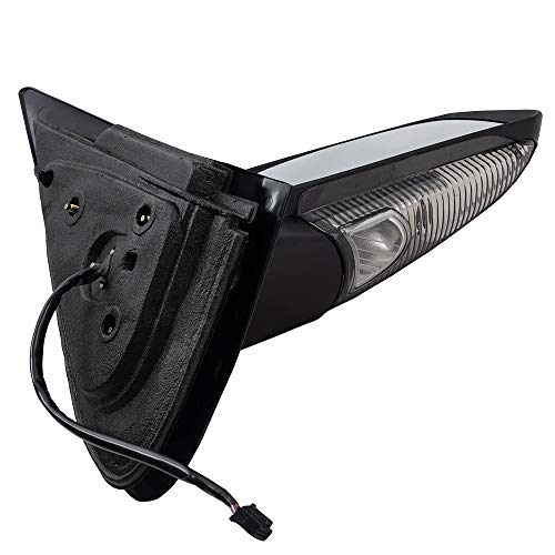 Brock Replacement Passenger Side Power Mirror Paint to Match Black with Heat, Signal, Memory, Puddle Light and Power Folding Compatible with 2005-2006 Expedition & 2003-2006 Navigator - Image 5