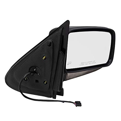 Brock Replacement Passenger Side Power Mirror Paint to Match Black with Heat, Signal, Memory, Puddle Light and Power Folding Compatible with 2005-2006 Expedition & 2003-2006 Navigator - Image 2