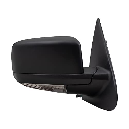Brock Replacement Passenger Side Power Mirror Paint to Match Black with Heat, Signal, Memory, Puddle Light and Power Folding Compatible with 2005-2006 Expedition & 2003-2006 Navigator - Image 3