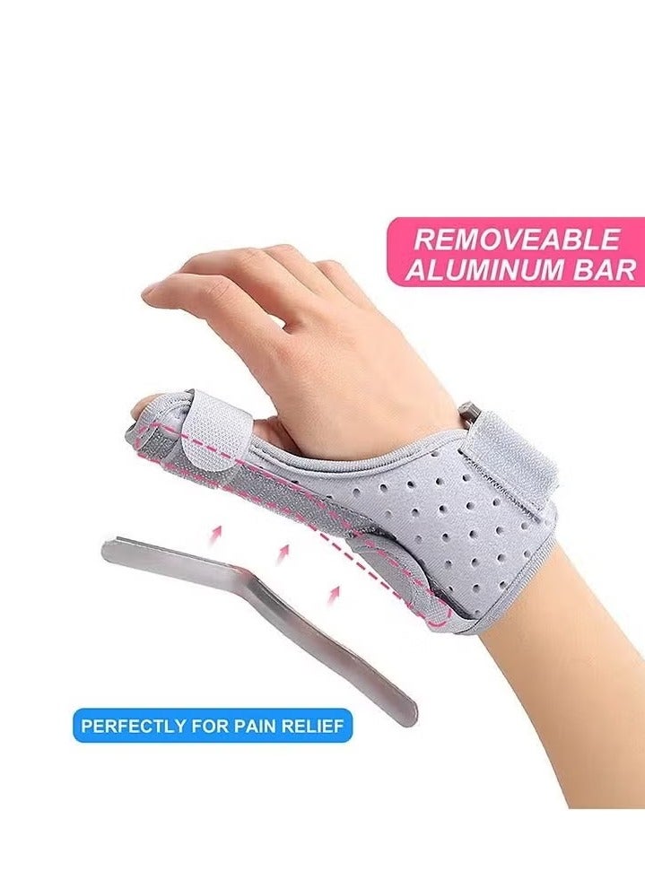 Thumb Splint with Wrist Support Brace, Thumb Brace for Carpal Tunnel Tendonitis Pain Relief Sprains Arthritis Tendonitis, Thumb Splint Fits Left and Right Hands - Image 5