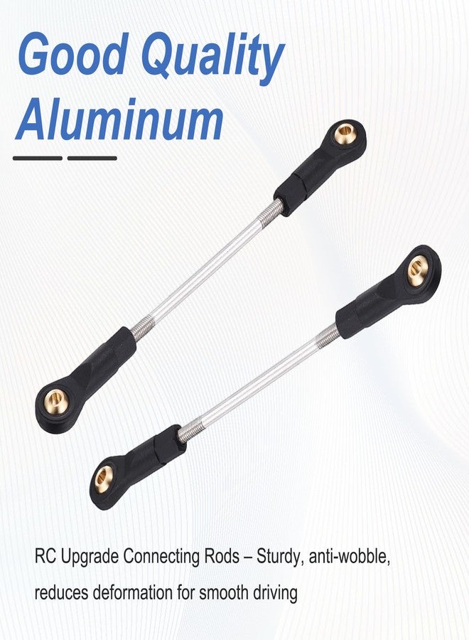 MECCANIXITY 2Pcs Adjustable Turnbuckles Camber Links, 94-104mm Turnbuckle Rod Steering Servo Linkage with M3 Ball Head Rod Ends for RC Car Replace Parts DIY - Image 4
