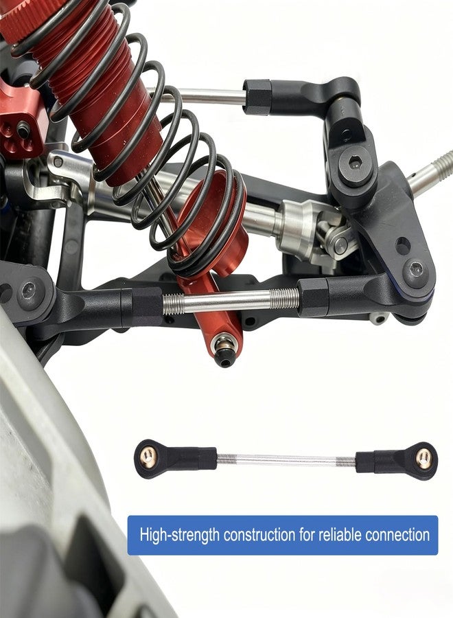 MECCANIXITY 2Pcs Adjustable Turnbuckles Camber Links, 94-104mm Turnbuckle Rod Steering Servo Linkage with M3 Ball Head Rod Ends for RC Car Replace Parts DIY - Image 5