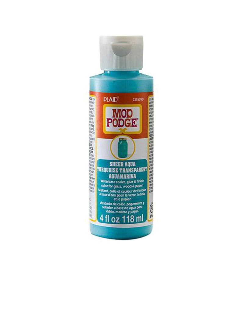 Mod Podge Mod Podge Sheer Color 4oz Aqua  - Image 3