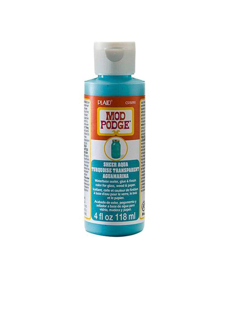 Mod Podge Mod Podge Sheer Color 4oz Aqua  - Image 1