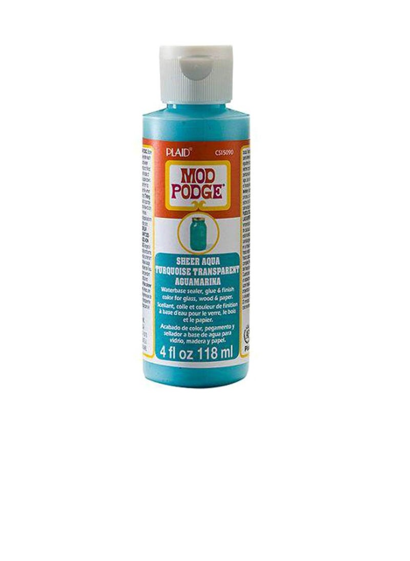 Mod Podge Mod Podge Sheer Color 4oz Aqua  - Image 2