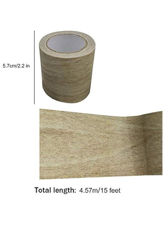 Wood Grain Repair Tape, 1 Roll, Fashion Light Gray Wood Grain, 15 Feet, Adhesive Tapes for Indoor Use - Image 2