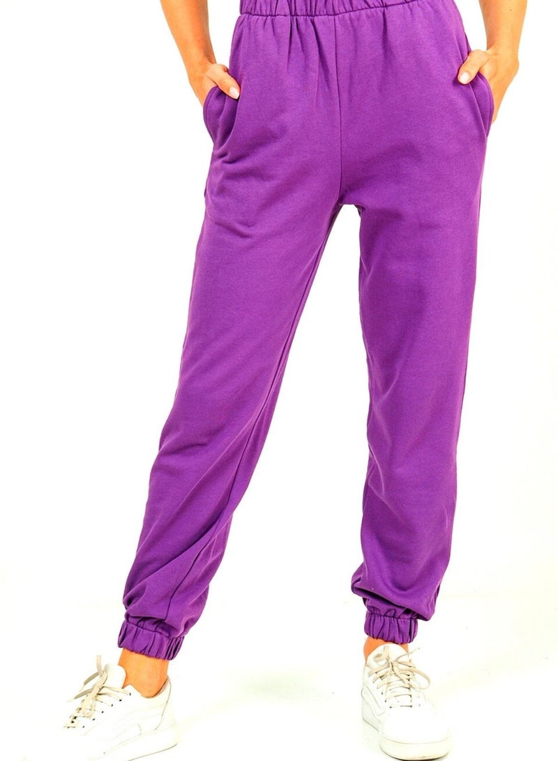 VENTIUP Women Sweatpants Purple  - Image 5