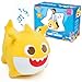 JITTERYGIT Baby Shark Official Bouncy Hopper Plush Musical Singing Toy Inflatable Animal Ride On for Indoor Outdoor Birthday Gift for Kids Toddlers Boys Girls Ages 18 Months Yellow - Image 3