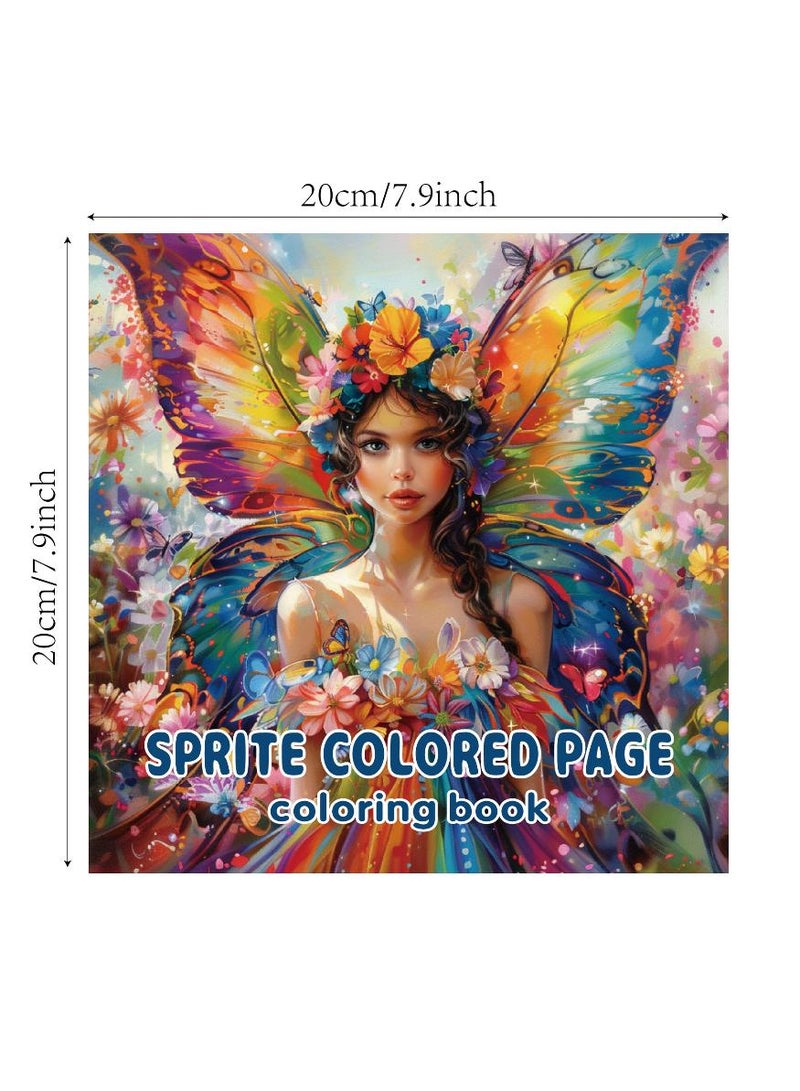 Cute & Comfy Doodle Watercolor Coloring Book Set (4 Books, 24 Pages Each) – Butterfly Fairy, Animals and Flowers, The Mystery of Mandala, Fantastic tree House – Thick Paper, Single-Sided Pages, Creative Art Gift for Adults & Kids - Image 2