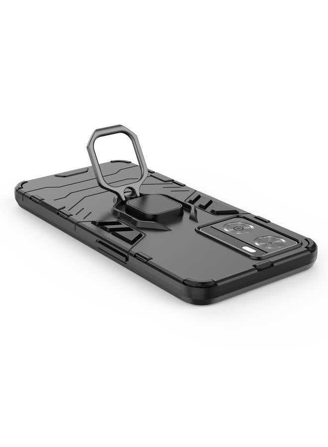 S-TOP Case For OPPO A57 4G Foreign Version Shockproof PC + TPU Holder Phone Case - Image 5