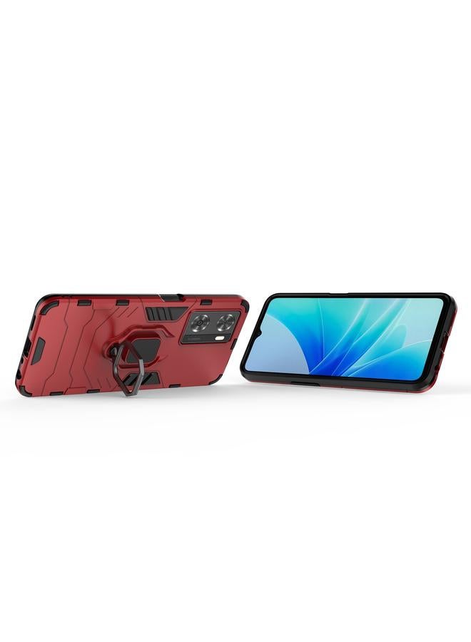 S-TOP Case For OPPO A57 4G Foreign Version Shockproof PC + TPU Holder Phone Case - Image 2