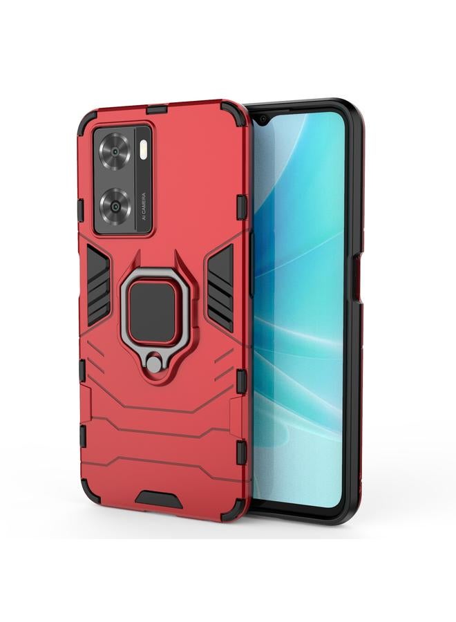 S-TOP Case For OPPO A57 4G Foreign Version Shockproof PC + TPU Holder Phone Case - Image 1