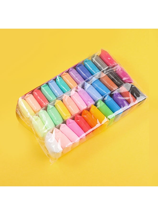 24 Colors Super Light Modeling Clay for Kids, DIY Plasticine Educational Toy for Children's Art and Craft - Image 1